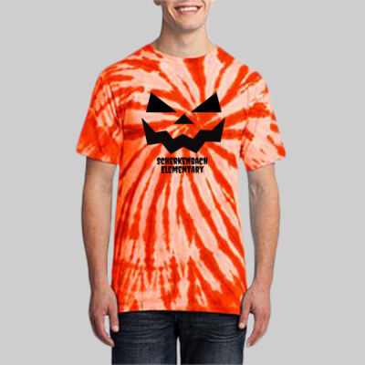 Adult Tie-Dye T-Shirt - Fall - Jacko Lantern Black Thumbnail