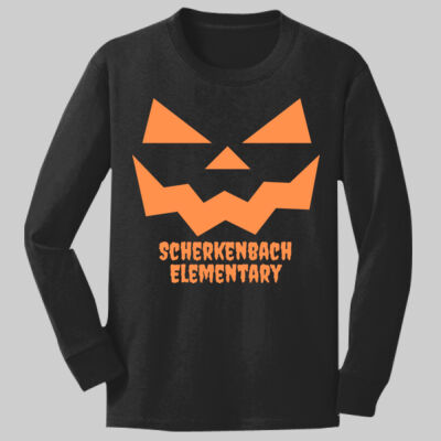Youth Long Sleeve Shirt - Fall - Jacko Lantern Orange  Thumbnail