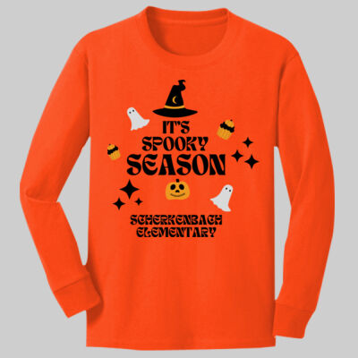 Youth Long Sleeve Shirt - Fall - Its Spooky Season Thumbnail
