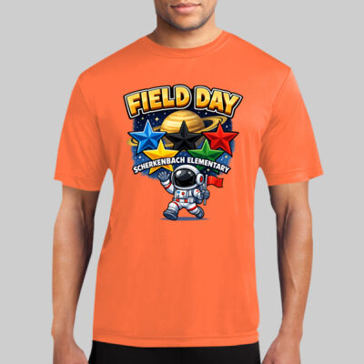 Adult Performance Tee - Kindergarten: Neon Orange Thumbnail