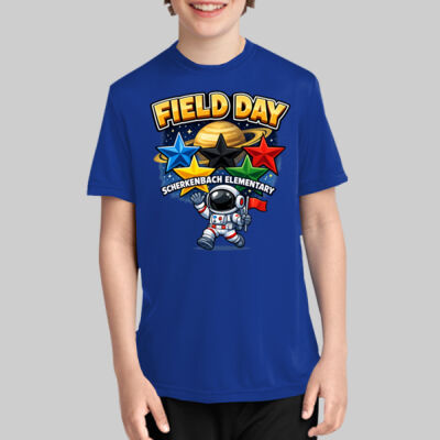 Youth Performance Tee - Fourth Grade: True Royal Blue Thumbnail